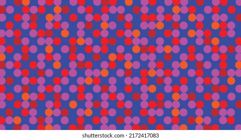 Geometrical pattern polka dot design in multi color. Elegant blue background for textile or fabrics design. - Powered by Shutterstock - Get 15% off with code: PIKWIZARD15