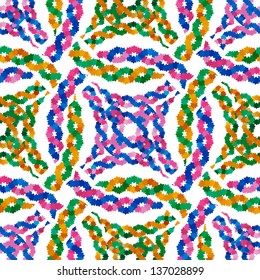 geometrical, pattern, seamless, abstract, round