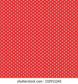 Geometrical pattern (seamlessly tiling). Vector illustration for your fashion design. Red and white color.