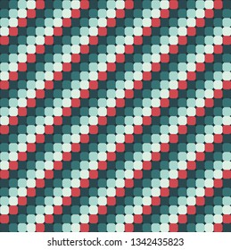 geometrical pattern from squares