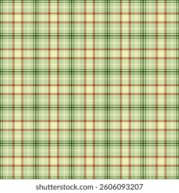 Geometrical pattern vector texture, graph check tartan seamless. 1940s plaid background textile fabric in light and dark colors palette.