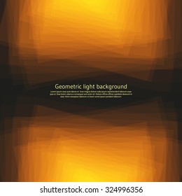 Geometrical polygonal background. Vector illustration