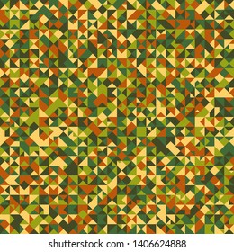 Geometrical polygonal triangle mosaic pattern background - multicolor vector illustration
