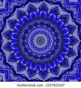 Geometrical psychedelic colorful stone ornament mandala background