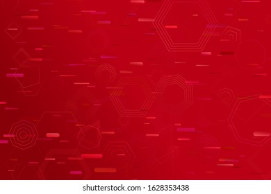 Geometrical random technology web site background - modern geometric abstract chaotic vector design
