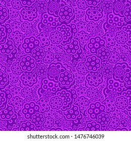 Geometrical repeating stylized flower pattern - vector floral wallpaper design