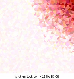 Geometrical retro irregular triangle background design