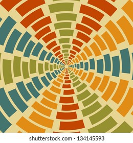 Geometrical retro vector abstract background EPS