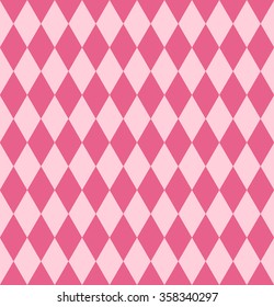 geometrical rhombus seamless background with pink