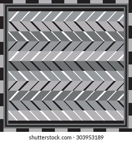 Geometrical seamless abstract pattern from decorative ethnic ornament elements .  African, Mexican, Turkmen texture (background) for packing, textile, interior, web design.
