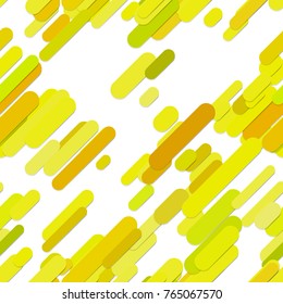 Geometrical seamless chaotic rounded diagonal stripe background pattern - vector design from colored lines with shadow effect