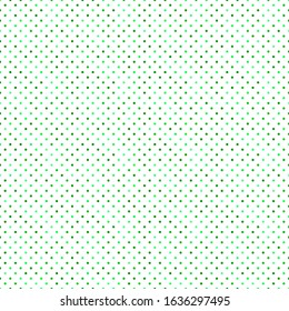 Geometrical seamless circle pattern background design - green abstract vector graphic