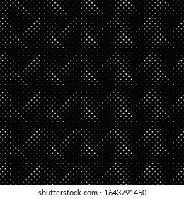 Geometrical seamless curved star pattern background - monochrome abstract vector illustration from stars