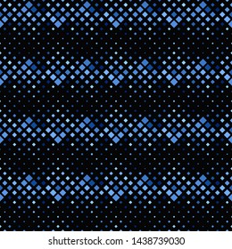 Geometrical seamless diagonal square pattern background - abstract steel blue vector design