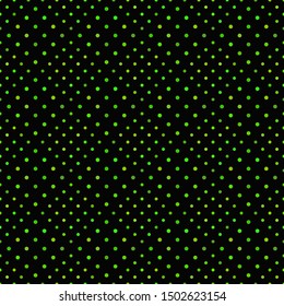 Geometrical seamless dot pattern background - green vector design from circles