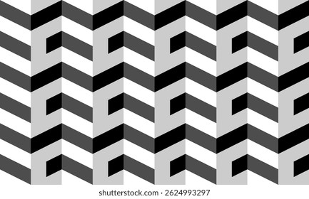 Geometrical Seamless Flat Pattern Illustration Background