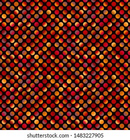 Geometrical seamless gradient circle pattern background - abstract vector design