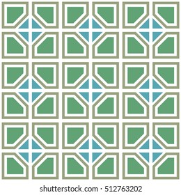 Geometrical seamless pattern background