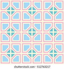 Geometrical seamless pattern background