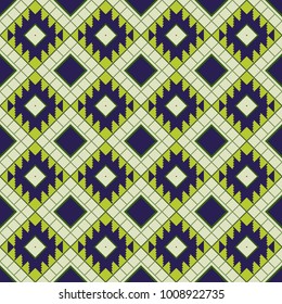 Geometrical seamless pattern in the Belarusian style.
