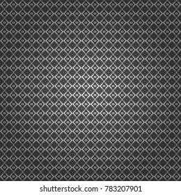 Geometrical seamless pattern with black, white and gray tiles. Vector illustration.