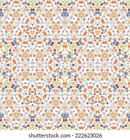 Geometrical seamless pattern circle, ellipses, EPS8 - vector graphics.