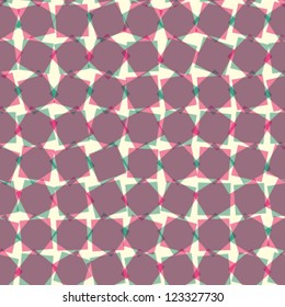 geometrical seamless pattern with colorful square