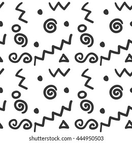 Geometrical seamless pattern, colorful vector background
