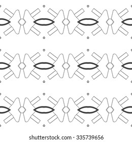 Geometrical seamless pattern. Endless texture for your design. Wrapping, textile, web.