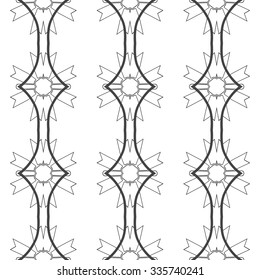 Geometrical seamless pattern. Endless texture for your design. Wrapping, textile, web.