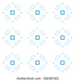 Geometrical seamless pattern. Endless texture for your design. Wrapping, textile, web.