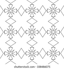 Geometrical seamless pattern. Endless texture for your design. Wrapping, textile, web.