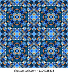 Geometrical seamless pattern in ethnic style. Tribal illustration.