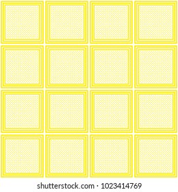Geometrical seamless pattern with lines in a cage