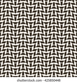 Geometrical seamless pattern. Modern stylish texture. Regularly repeating geometric zigzag shapes. Vector abstract background