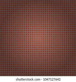 Geometrical seamless pattern with orange, white and brown tiles. Vector illustration.