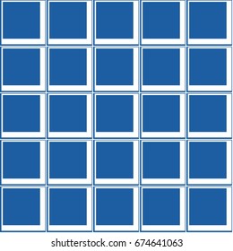 Geometrical seamless pattern, square in a square for used for wallpaper, printing on the packaging paper, textiles.