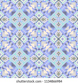 Geometrical seamless pattern in tribal  style, abstract ethnic illustration.