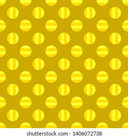 Geometrical seamless pattern - vector circle background design