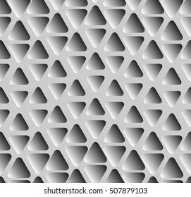 Geometrical seamless pattern. Vector illustration in black and white