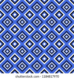 Geometrical seamless pattern - vector square background illustration