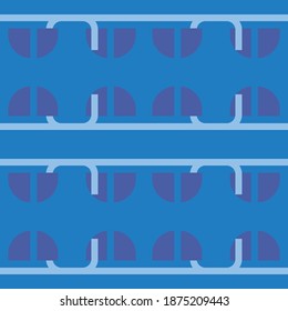 Geometrical Seamless Pattern vector. Texture, background.