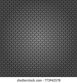 Geometrical seamless pattern with white, gray and black tiles. Vector illustration.