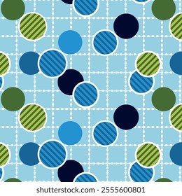 Geometrical seamless reepat pattern design Hand drawn vector illusatrtion 