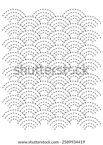 geometrical seamless self jaal vector