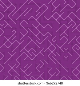 geometrical seamless violet pattern