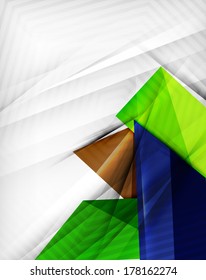 Geometrical shape abstract background. For business background | numbered banners | business lines | graphic website | mobile app