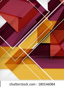 Geometrical shape abstract background. For business background | numbered banners | business lines | graphic website | mobile app