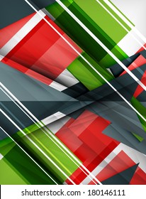 Fondo abstracto de forma geométrica. Para antecedentes empresariales | banderas numeradas | líneas de negocio | sitio web gráfico | aplicación móvil