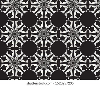 Geometrical shape pattern design for fabric and wallpaper